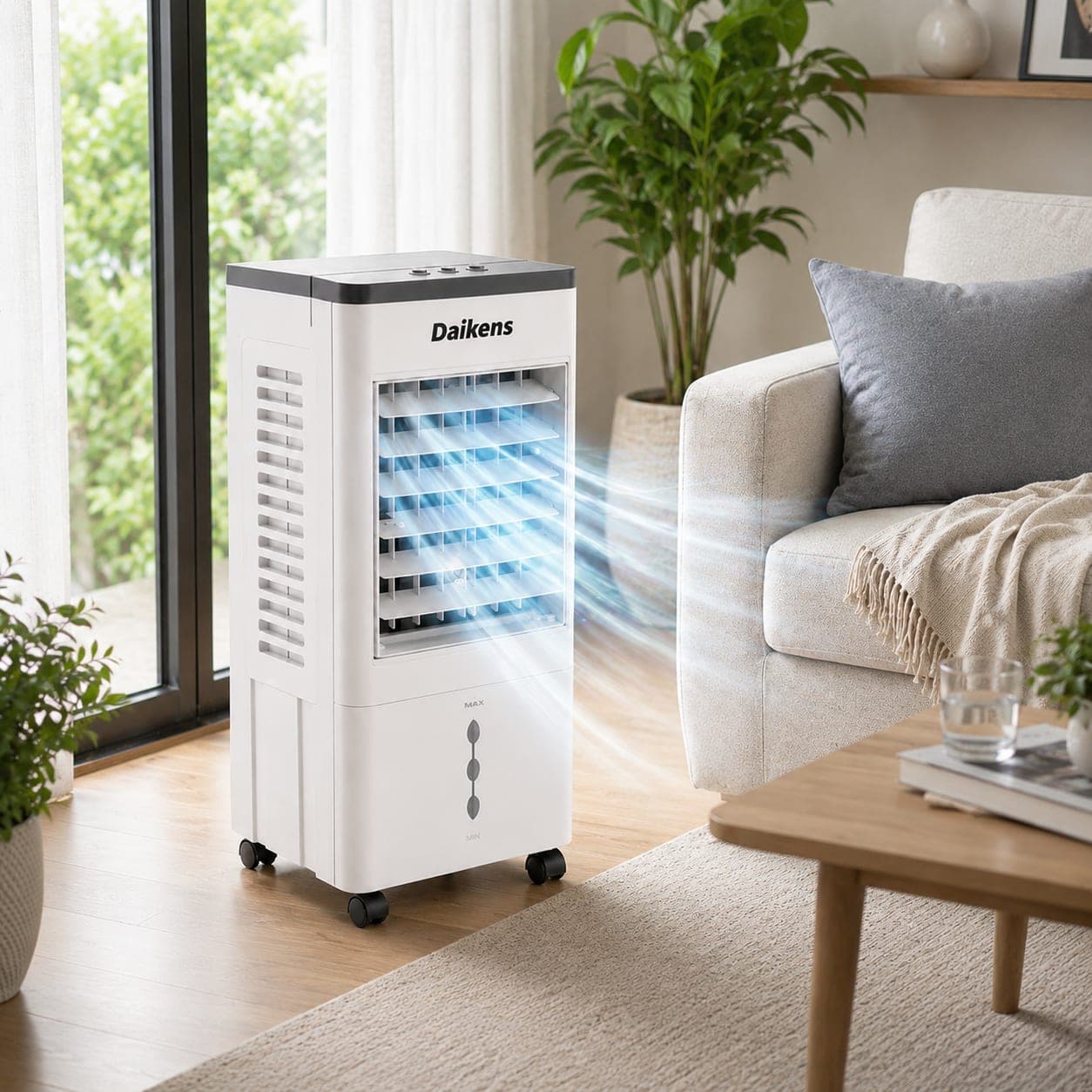 Підлоговий охолоджувач-зволожувач DKNS DH2025-01A 10л 3800W — фото 10